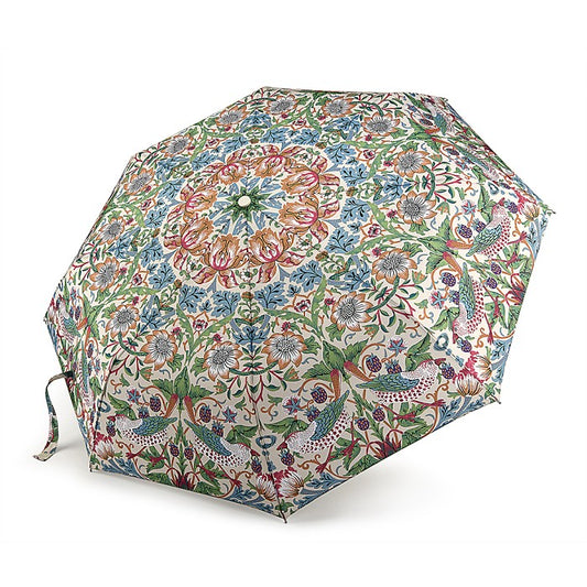 Minilite Strawberry Thief Cream Umbrella