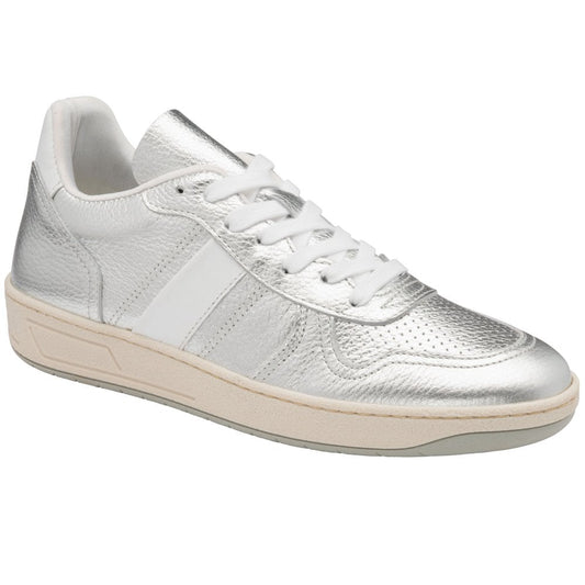 Coen Silver Leather Trainer