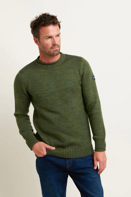 Khaki Crew Neck Jumper