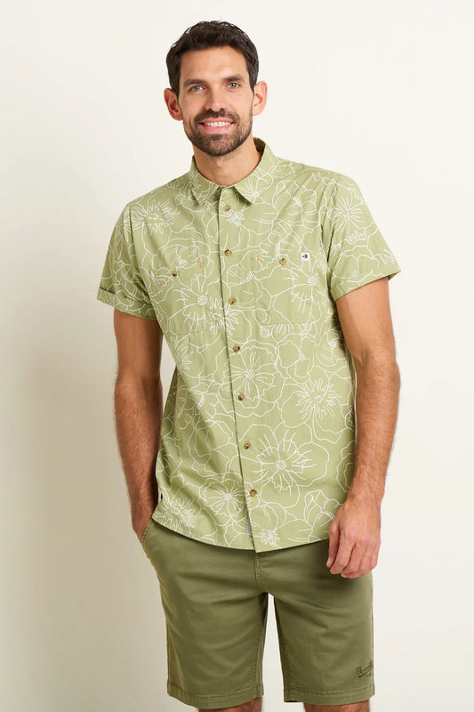 Linear Floral Shirt