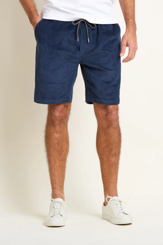 Navy Corduroy Shorts