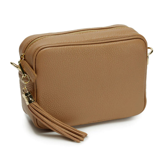 Elie Beaumont Crossbody Bag- Camel