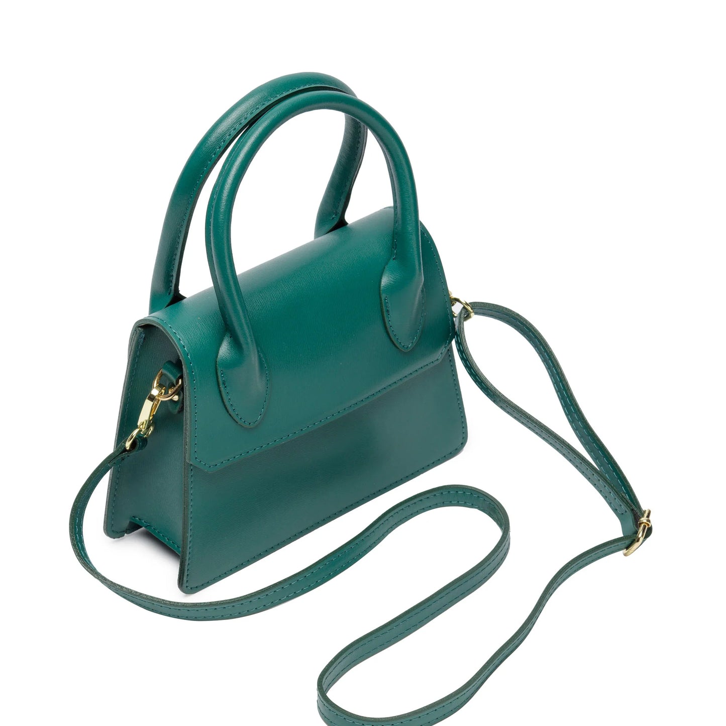 Elie Beaumont Duo Bag- Peacock Green