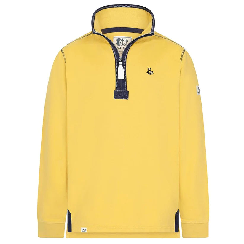 Men's 1/4 Zip Sweatshirt - Lemon