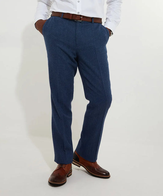 Handsome Herringbone Trousers