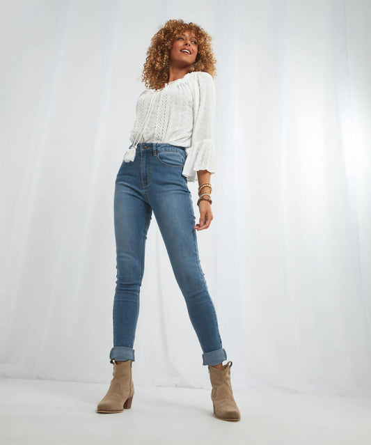 Must Have Skinny Fit Jeans- Pale Blue