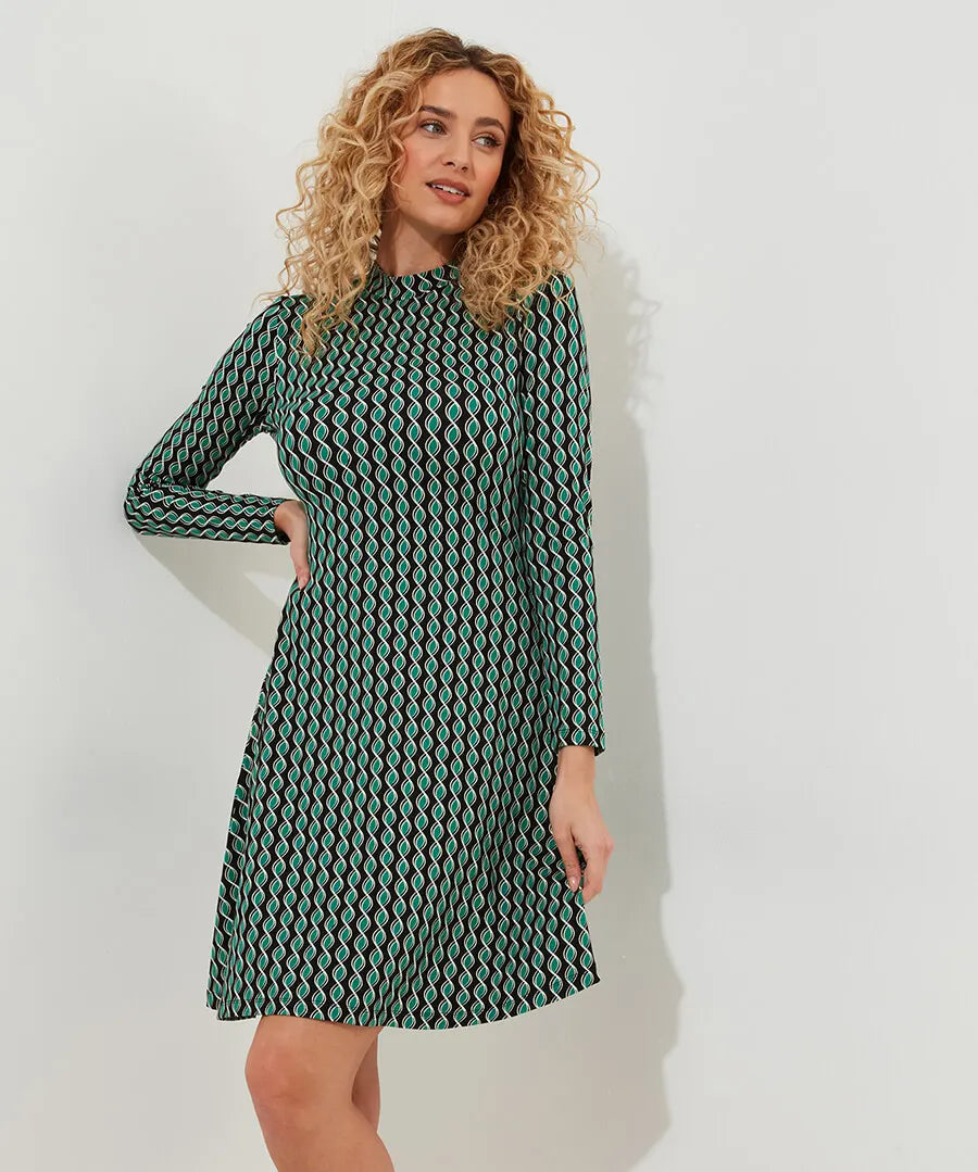 Gorgeous Geo Jersey Dress