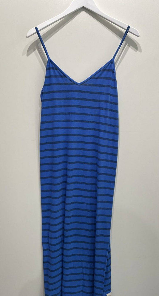 Ibiza Blue Stripe Ursula Strappy Dress