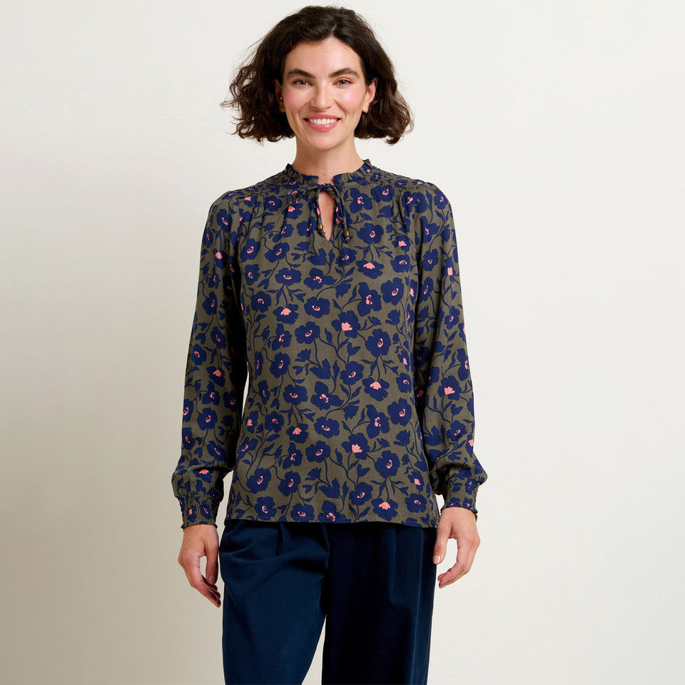 Midnight Bloom Blouse